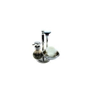 Golddachs Shaving Stand Silver with Soap Tray - Image 2