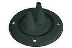 PARACHINISHOP Cuffia PASSACAVI 2 Fori Nera con GHIERA Rigida Accessori Barca Nautica