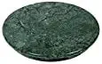 Saraswat Marble and handicrafts Green Marble Stone Chakla/Rolling Board/Roti Maker (10 Inch, Green) Pack of 1