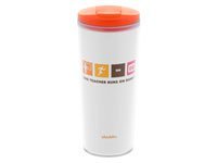 Dunkin Donuts Aladdin Tumbler, This Teacher Runs on Dunkin', 16-oz by Dunkin' Donuts