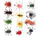 12pcs Children's Model Insect Toys Party Tricks 4-10cm