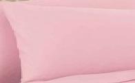 SofTouch Fresh Baby Pink Cot/Junior Bed Pillow Case-Pair-Contemporary shade of Baby Pink will perfectly complement any child's bedroom.