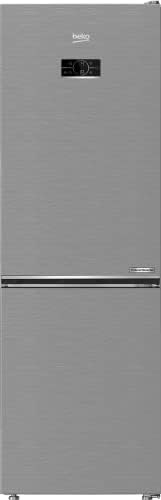 Beko - B5RCNE366HXB - Frigorifero Combi 186,5cm, Classe C, Total NF, Compressore ProSmart™Inverter, Display Touch, Metal look, AeroFlow, Harvestfresh, Convertibile, 35dBA