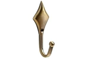New Edge Blinds Tieback Hooks (Pair) (Antique Brass (Diamond))