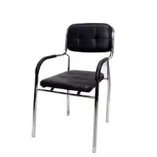 Guru Iron Chairs for Office Work and Home , Black