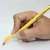 Swanneck Left handed pens Twin pack yellow barrel Black ink