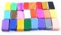 HUGEE 24pcs Colourful Fimo Kit Polymer Clay DIY Desk Toys Oven Baked Creative Toys