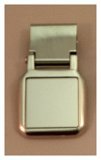 Clipper Money Clip Chrome with Satin inlay