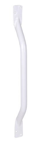 Preisvergleich Produktbild GAH-Alberts 140427 Haltegriff mit Flachenden - Edelstahl rostfrei, weiß kunststoffbeschichtet, 300 mm