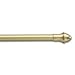 Produktbild Graber 7/16-Inch Round Cafe Curtain Rod (48 to 84-Inch Width, Brass) by Graber