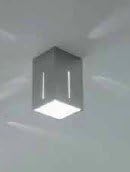 Ikaro 1 Brushed Aluminium Wall Light, Satin Glass, 6 cm