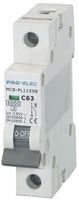 MCB SINGLE POLE C CURVE 63A BPSCA AUB1 1P C63A - PL11598 By PRO ELEC