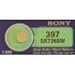 Produktbild 1 x Sony 397 SR726SW Knopfzelle, Silberoxid, 1,55 V, klarsichtverpackt