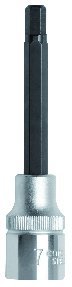 CAROLUS 5142.05 Schraubendrehereinsatz 1/2", Innensechskant 180 mm lang, 5 mm, 1 Stück