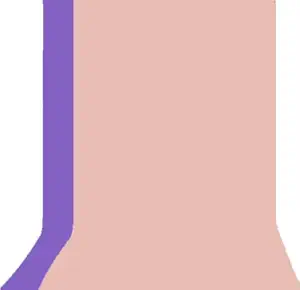 Cam Cart Non-Transparent 2-in-1 Photography Backdrop Background Chromakey, 2 Colors in Single Backdrop (8X12, Purple & Pink)