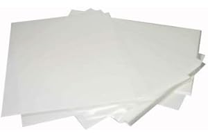 DECOFLOR Italian Pie - Fogli di cialda stampabili - Ostia bianca 0,6mm - A4 cm. 20x30 - 10Pz.