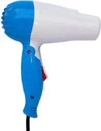 Blythe Nova 1290 Professional Electric Foldable Hair Dryer With1 Speed Control 1000 Watts - Pink And White