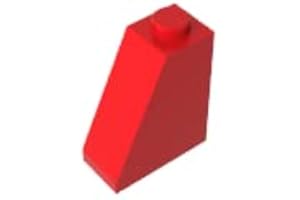 TYCOLE Gobricks GDS-618 ROOF Tile 2X1X2 Compatible with Lego 60481 All Major Brick Brands Toys Building Blocks Technical Parts Assembles DIY (21 Red(010),20 PCS)