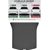 Li Parts Tesla Model Y Juniper ve Standart Uyumlu Premium Saf Tpe Kokusuz Bagaj Havuzu Paspası 1 Par&ccedil;a