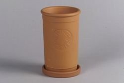 Weinkühler Terracotta mit Untersetzer - 2