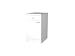 Produktbild Küchen Unterschrank Rapido 50 cm weiss Melamin