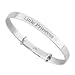 925 Sterling Silver Little Princess Christening Gift Baby Bracelet