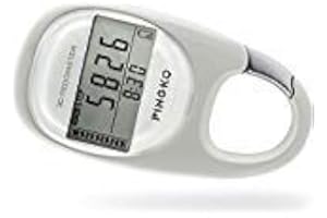 PINGKO 3D Carabiner Pedometer Activity Fitness Tracker