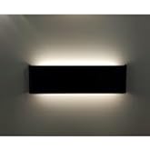 UNİKOM &Ccedil;ift Y&ouml;nl&uuml; Led Aplik 49x11 Cm SİYAH KASA (siyah kasa beyaz ışık 6500K)