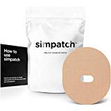 SIMPATCH - Lot de 25 Patchs adhésifs Gardian, Enlite - Adhésif étanche, Patch CGM, Peau
