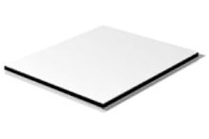 CRESTGLASS 3mm White ACM Sheet A3 420 x 297 Dibond Aluminium Composite Sign Making Sheet