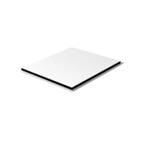CrestBond 3mm White Matt/Gloss ACM Aluminium Composite Sheet (210mm x 148mm / A5)