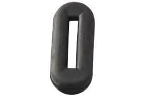 TOGGI Martingalstopper für Mitte, aus Gummi, Schwarz