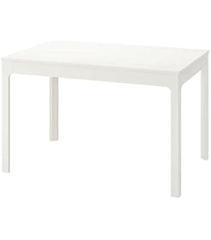 Ikea MELLTORP ABS Plastic Table, White, 75x75 cm (29 1/2x29 1/2