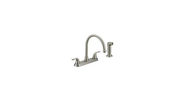 Matco Norca Bl 260ss 2 Handle S S Kitchen Faucet With Spray Metal