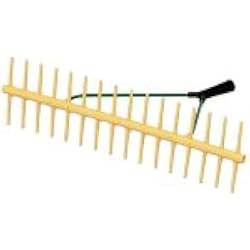 Unimet Jost HR 16D Râteau avec 16 dents double face en plastique/métal, Multicolore