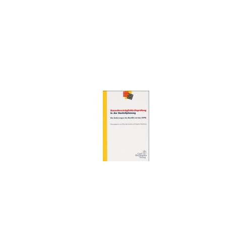 [PDF] Download Umweltvertráglichkeitsprüfung in der Bauleitplanung: Die Á„nderung des BauGB und des UVPG Kostenlos