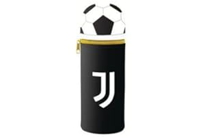 Seven Astuccio scuola JUVENTUS per ragazzi in morbido silicone, Bambino, Ragazzo, Calcio, Prodotto ufficiale, Idea regalo