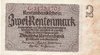  Deutsches Reich Rosenbg: 167b, Reichsdruckerei 8stellige Kontrollnummer bankfrisch (I) 1937 2 Rentenmark (Banknoten für Sammler)
