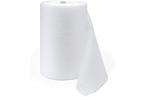 EVANEM Matériau D'emballage Film De Protection En Coton Perlé EPE Emballage Express Léger, Doux, Résistant, Épaisseur De 1 Mm, For Fournitures De Déménagement, Emballage De Protection En Film, Fournitures De