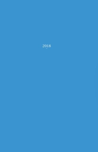 Download 2018 ..: 2018 Planificateur Agenda, 13.97 x 21.59 cm = A5, Couverture souple Bleu