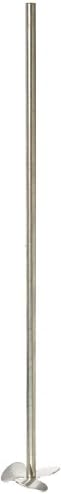 Lab Companion AAA37521 Stainless Steel Propeller Type Impeller for MSM, MSP Overhead Stirrers, 8mm Shaft Length, 50mm 3 Bladed