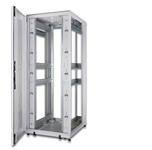 DIGITUS Serverschrank 48,3cm 19Zoll 42HE grau RAL7035 1970x800x1000mm perforierte Tuer inkl.28x Montageschrauben-Set bis 1000 Kg