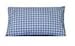SOFTOUCH BLUE GINGHAM COT BED PILLOW CASE
