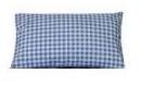 SOFTOUCH BLUE GINGHAM COT BED PILLOW CASE