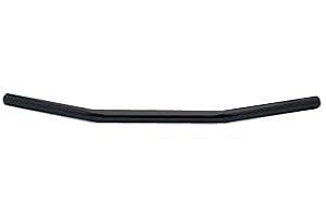 CUSTOM CHROME Manubrio Drag Bar 1" Largo 81cm nero, con fosse passacavo - Per Harley Davidson Sportster, Softail, Dyna e Custom