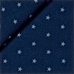 4×0,5m Fliegenpilze dunkelblau Muster-Mix BW-Stoff 100% Baumwolle Stoffbreite 1,4m (insgesamt 2m x 1,4m) - 7
