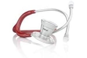 MDF INSTRUMENTS MDF ProCardial Cardiology Stethoscope, Adult, Dual Head, Free-Parts-for-Life, MDF797 (Burgundy (Napa), Stainless Steel)