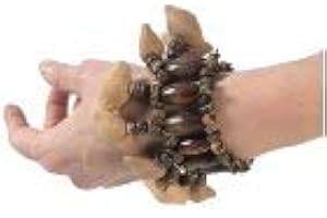TERRAPIN TRADING Fair Trade Amazonian Shaman Calabash Wrist Leg Rattle from Tapar Tree Nuts