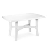 Garantía 1 año. PRO GARDEN Progarden - Mesa rodano Blanca 138x88
