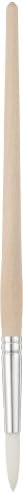 Tanis 00299 Taklon White Artist Brush, #10 Size, 1/4" Diameter x 15/16" Trim, 7-1/2" Overall Length (Pack of 12)